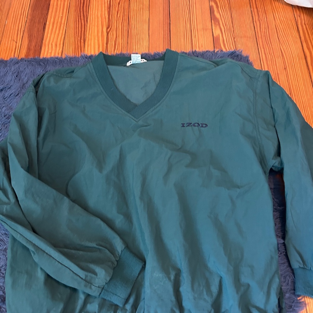 VINTAGE Izod Green Coach’s Jacket - Windbreaker